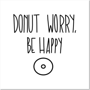 Donut Worry Posters and Art
